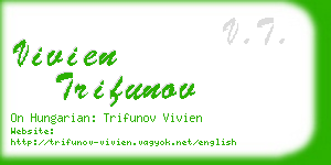 vivien trifunov business card